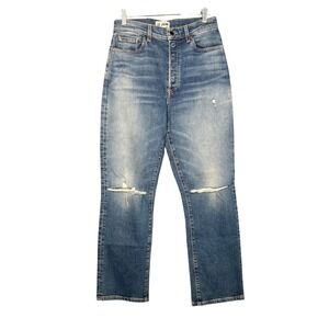 Le Jean Mia Relaxed Straight Jeans Womens Size 27 Made in USA